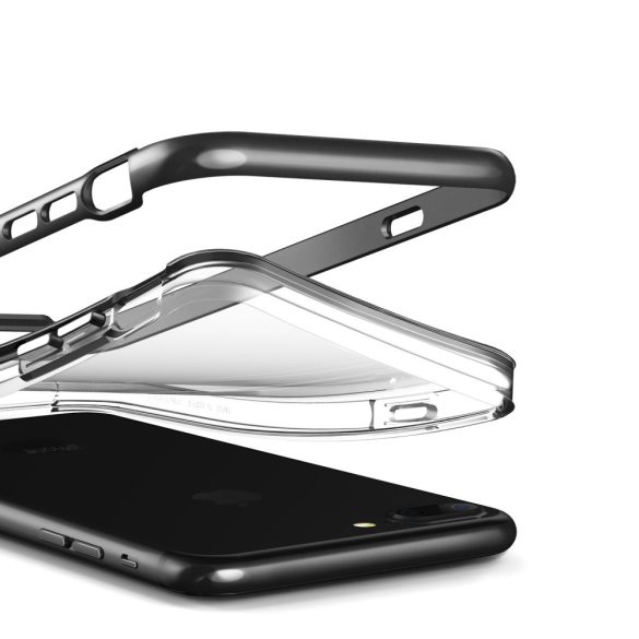 VRS Design (VERUS) iPhone 7 Plus New Crystal Bumper hátlap, tok, metálfekete