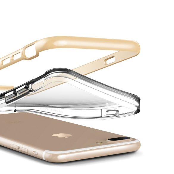 VRS Design (VERUS) iPhone 7 Plus New Crystal Bumper hátlap, tok, arany