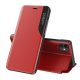Eco Leather View Case elegant bookcase type case kickstand iPhone 13 Pro Max tok, piros