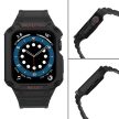Protect óraszíj Band Band with tok Apple Watch 7/ SE (41/40/ 38mm) tok Armored Watch Cover tok, fekete