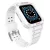 Protect óraszíj Band tok Wristband Apple Watch 7/ 6/ 5/ 4/ 3/ 2/ SE (45/ 44/ 42mm) tok Armor Watch Cover, fehér
