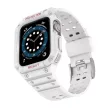 Protect óraszíj Band tok Wristband Apple Watch 7/ 6/ 5/ 4/ 3/ 2/ SE (45/ 44/ 42mm) tok Armor Watch Cover, fehér