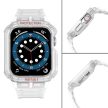 Protect óraszíj Band tok Wristband Apple Watch 7/ 6/ 5/ 4/ 3/ 2/ SE (45/ 44/ 42mm) tok Armor Watch Cover Transparent