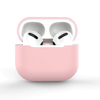   Case AirPods 2 / AirPods 1 Silicone Soft Earphone Cover tok, rózsaszín