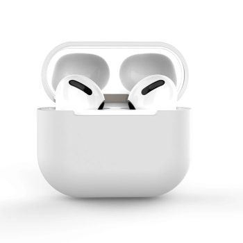   AirPods 2/AirPods 1 szilikon Soft Case tok fejhallgatóhoz, fehér