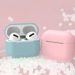 Case AirPods 2 / AirPods 1 silicone soft cover headphones tok, fekete