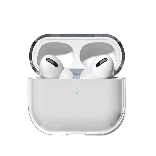 Case AirPods 2 / AirPods 1 rigid, strong, tok, átlátszó cover headphones (case A)