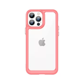   Outer Space Case Case iPhone 12 Pro Max Hard Cover Gel Frame tok, piros