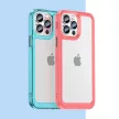 Outer Space Case Case iPhone 12 Pro Max Hard Cover Gel Frame tok, piros