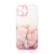 Marble Case iPhone 12 Pro Max Gel Cover Marble tok, rózsaszín