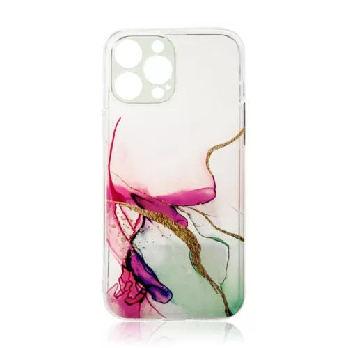 Marble Case iPhone 12 Pro Max Gel Cover tok, mentazöld Marble tok, mentazöld