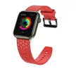 Watch óraszíj Y óraszíj Apple Watch 7/SE (45/44/42mm) óraszíj, piros