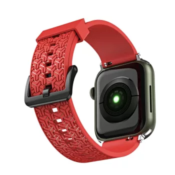   Watch óraszíj Y óraszíj Apple Watch 7/SE (41/40/38mm) óraszíj, piros