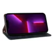Magnet Strap Case iPhone 14 Plus Flip Wallet Mini Lanyard Stand tok, kék