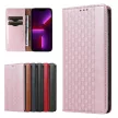 Magnet Strap Case iPhone 14 Plus Flip Wallet Mini Lanyard Stand tok, rózsaszín