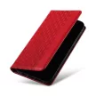 Magnet Strap Case iPhone 14 Pro Max Flip Wallet Mini Lanyard Stand tok, piros