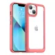Outer Space Case iPhone 14 hard cover with a gel frame tok, piros