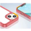 Outer Space Case iPhone 14 hard cover with a gel frame tok, piros