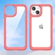 Outer Space Case iPhone 14 hard cover with a gel frame tok, piros