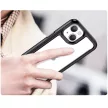 Outer Space Case iPhone 14 Plus hard cover with a gel frame tok, fekete