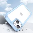 Outer Space Case iPhone 14 Plus hard cover with gel frame tok, kék