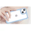 Outer Space Case iPhone 14 Plus hard cover with gel frame tok, kék