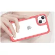 Outer Space Case iPhone 14 Plus hard cover with a gel frame tok, piros