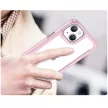 Outer Space Case iPhone 14 Plus hard cover with a gel frame tok, rózsaszín