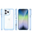 Outer Space Case iPhone 14 Pro hard cover with a gel frame tok, kék