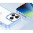 Outer Space Case iPhone 14 Pro Max hard case with a gel frame tok, kék