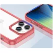 Outer Space Case iPhone 14 Pro Max hard cover with a gel frame tok, piros