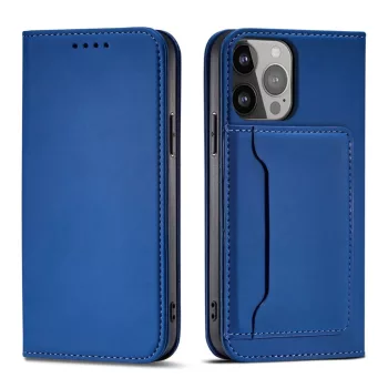   Magnet Case Samsung Galaxy S23 Plus oldalra nyíló tok, kék