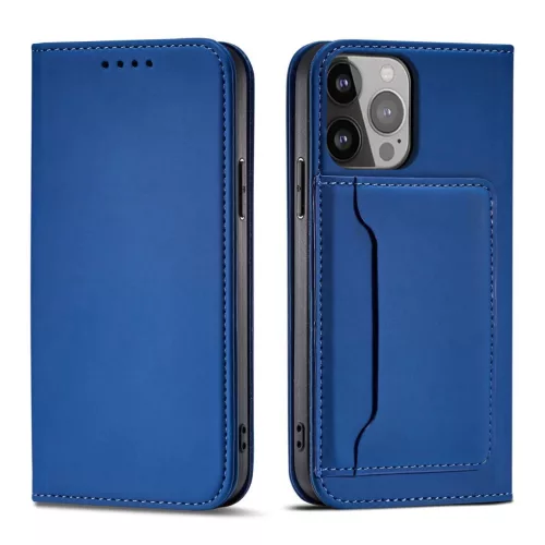 Magnet Case Samsung Galaxy S23 Plus oldalra nyíló tok, kék