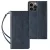 Magnet Strap oldalra nyíló tok Samsung Galaxy S23 Plus Flip Wallet Mini Lanyard Stand, kék