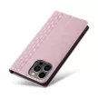 Magnet Strap oldalra nyíló tok Samsung Galaxy S23 Plus Flip Wallet Mini Lanyard Stand, rózsaszín