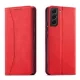 Magnet Fancy Case Samsung Galaxy S23 Plus oldalra nyíló tok, piros