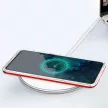 Clear 3in1 Case Samsung Galaxy S23 Plus ütésálló hátlap, tok, átlátszó-piros