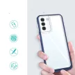 Clear 3in1 Case Samsung Galaxy S23 Plus ütésálló hátlap, tok, átlátszó-kék