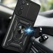 Hybrid Armor Tough Rugged Samsung Galaxy S23 Plus ütésálló hátlap, tok, fekete
