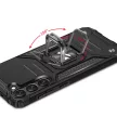 Wozinsky Armor Ring Samsung Galaxy S23 Plus ütésálló hátlap, tok, fekete