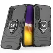 Wozinsky Armor Ring Samsung Galaxy S23 Plus ütésálló hátlap, tok, fekete