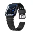 Triple Protection óraszíj Apple Watch SE óraszíj, 9, 8, 7, 6, 5, 4, 3, 2, 1 (41, 40, 38 mm), fekete