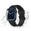 Triple Protection óraszíj Apple Watch SE óraszíj, 9, 8, 7, 6, 5, 4, 3, 2, 1 (41, 40, 38 mm), fekete