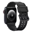 Triple Protection óraszíj Apple Watch SE óraszíj, 9, 8, 7, 6, 5, 4, 3, 2, 1 (41, 40, 38 mm), fekete