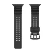 Triple Protection óraszíj Apple Watch SE óraszíj, 9, 8, 7, 6, 5, 4, 3, 2, 1 (41, 40, 38 mm), fekete