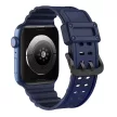 Triple Protection óraszíj Apple Watch SE óraszíj, 9, 8, 7, 6, 5, 4, 3, 2, 1 (41, 40, 38 mm), sötétkék