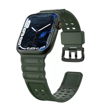   Triple Protection óraszíj Apple Watch SE óraszíj, 9, 8, 7, 6, 5, 4, 3, 2, 1 (41, 40, 38 mm), zöld