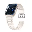 Triple Protection óraszíj Apple Watch SE óraszíj, 9, 8, 7, 6, 5, 4, 3, 2, 1 (41, 40, 38 mm), bézs