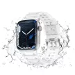 Triple Protection óraszíj Apple Watch SE Band, 9, 8, 7, 6, 5, 4, 3, 2, 1 (41, 40, 38 mm), átlátszó