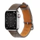 Leather bőr óraszíj Apple Watch SE, 9, 8, 7, 6, 5, 4, 3, 2, 1 (41, 40, 38 mm), barna